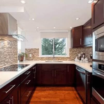Espresso cabinets