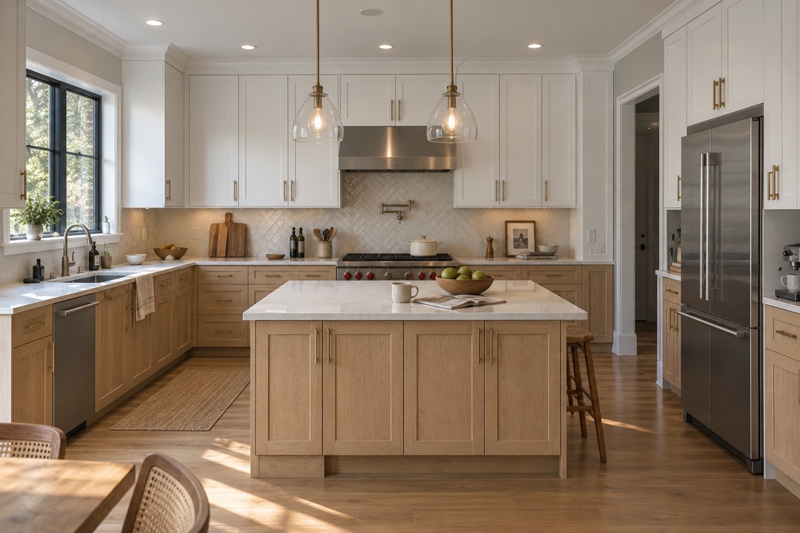 Natural Maple Shaker kitchen