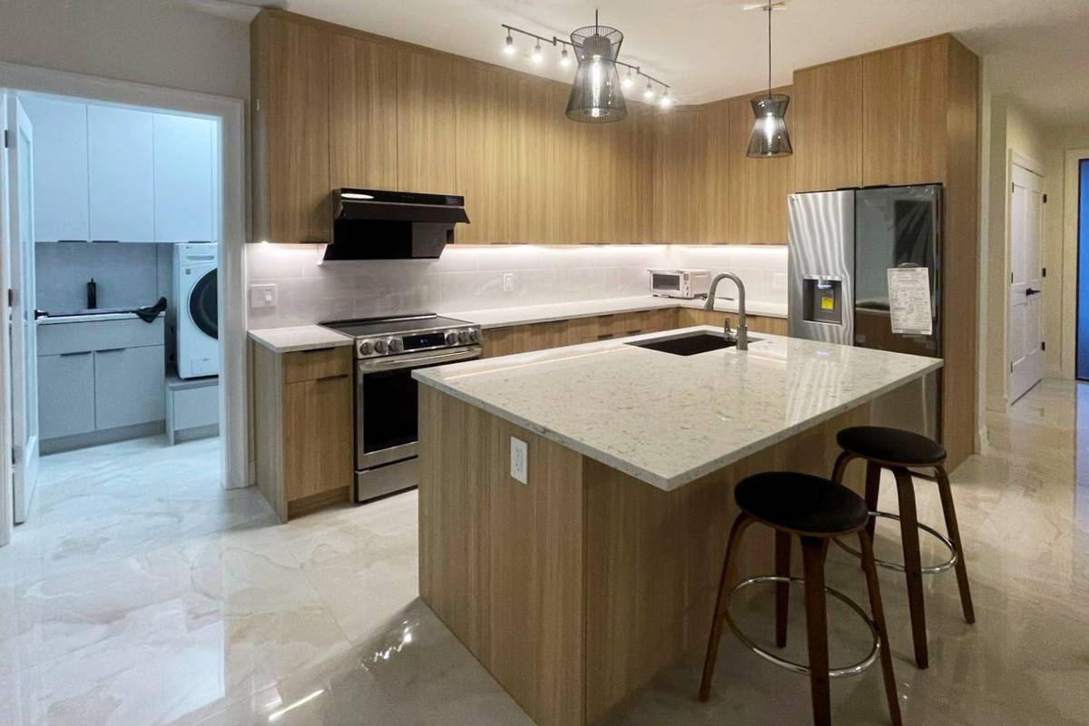 Golden Teak kitchen